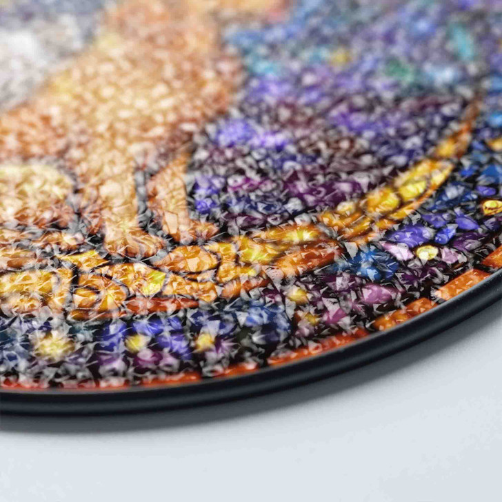 Golden Retriever Angel Stained Glass Suncatcher Pet Memorial Dog Window Hanging Decor