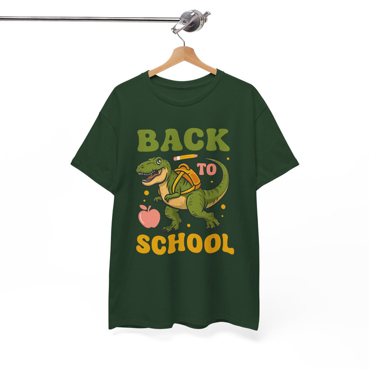 Trendy Back to School Dinosaur Shirt, Funny Teacher Kindergarten T-Shirt, First Day of School, Dinosaur School Tee, Trendy Teacher Gift
