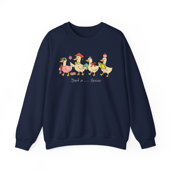 Custom Grade Goose Sweatshirt, Coquette Preppy Floral Teacher Look For Adults And Kids  Sweatshirt