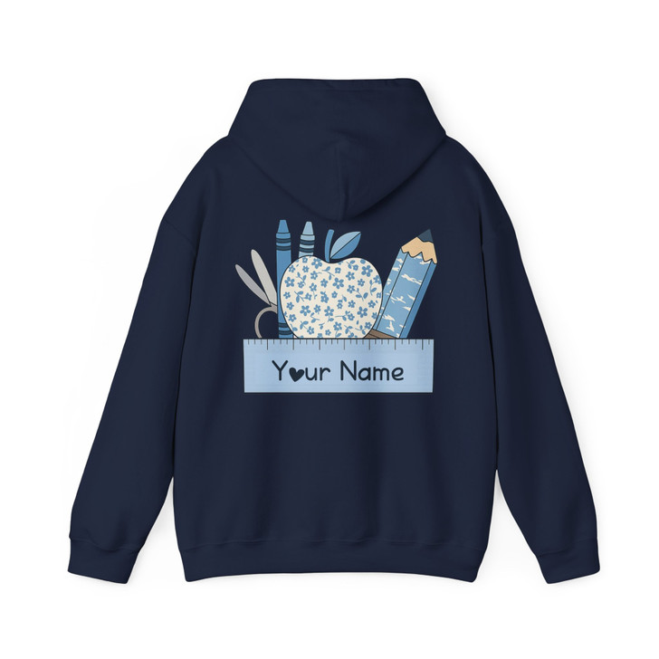 Custom Teacher Hoodie, Back To School And Appreciation Gift For Adults And Kids  Hoodie