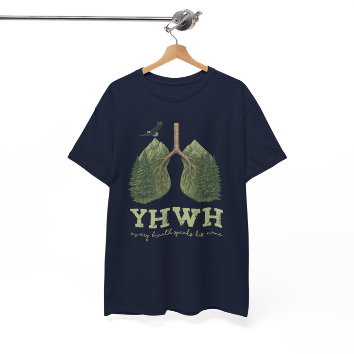 YHWH Breath Christian Shirt, Every Breath Speaks His Name Faith Tee For Adults And Kids T-Shirt