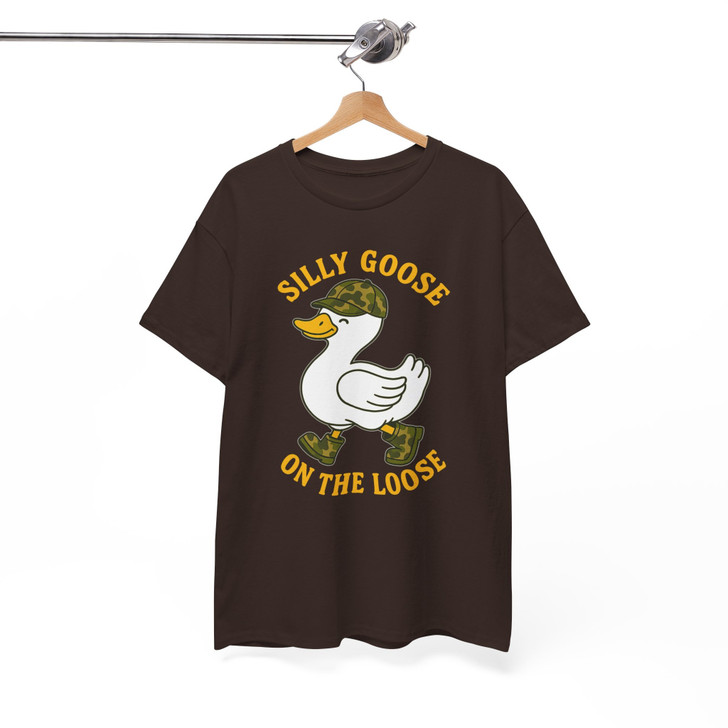 Silly Goose On The Loose, Funny Toddler Cute Kids Natural Graphic Playful, Unisex T-Shirt