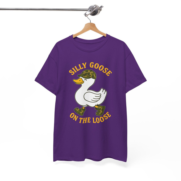 Silly Goose On The Loose, Funny Toddler Cute Kids Natural Graphic Playful, Unisex T-Shirt