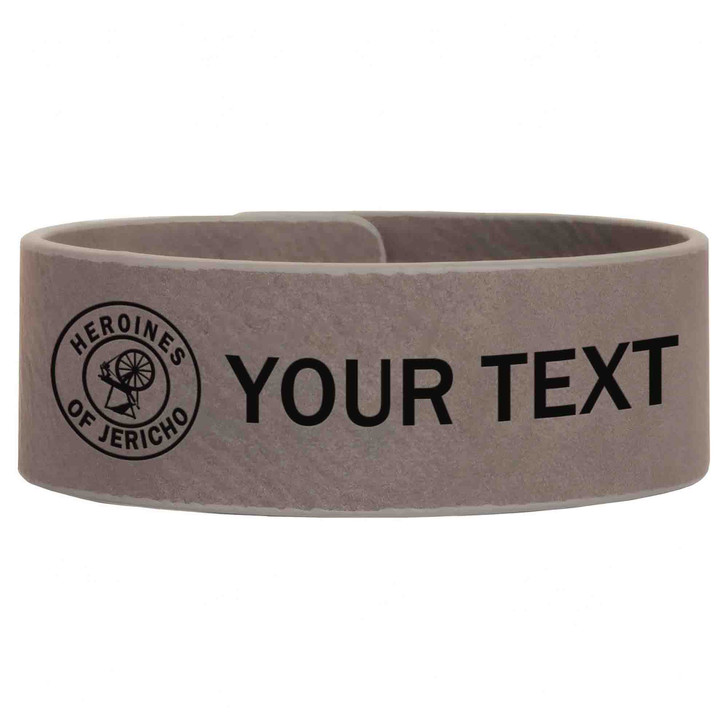Custom Council The Cryptic Masonry Symbol Freemason Gift Engraved Leatherette Cuff Wristband