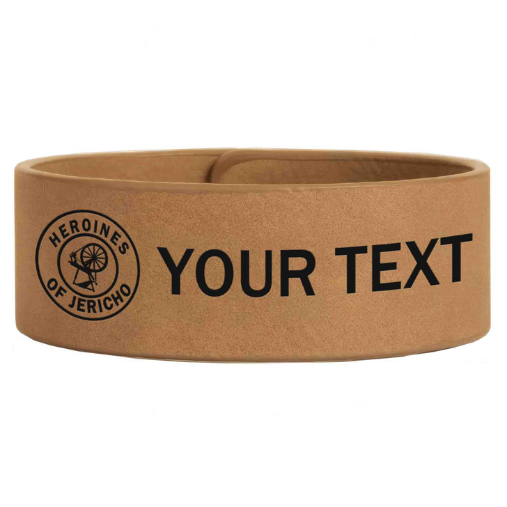 Custom Council The Cryptic Masonry Symbol Freemason Gift Engraved Leatherette Cuff Wristband
