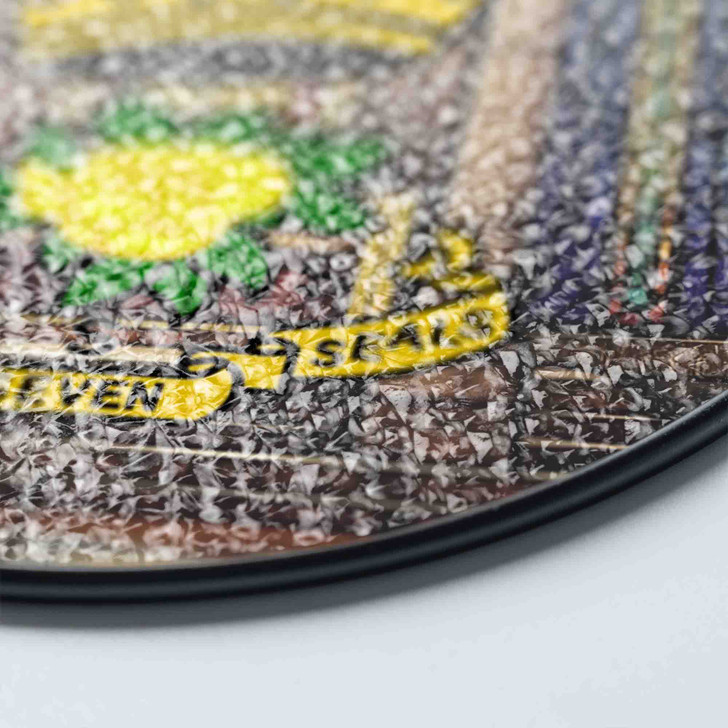 Freemason Throne Room And Rose of The Seven Seals Stained Glass Suncatcher