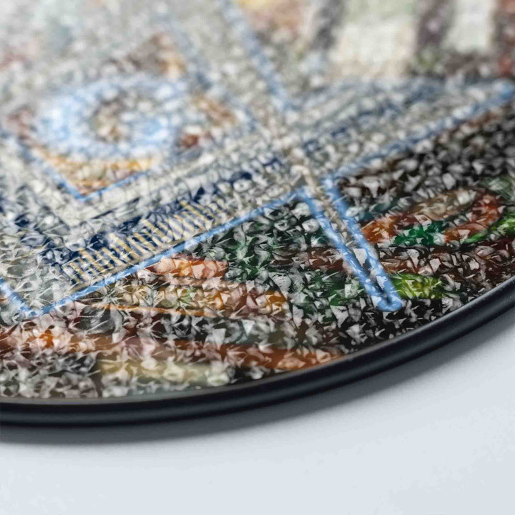 Freemasonry Blue Lodge Upward Stairways Colorful Masonic Glass Suncatcher