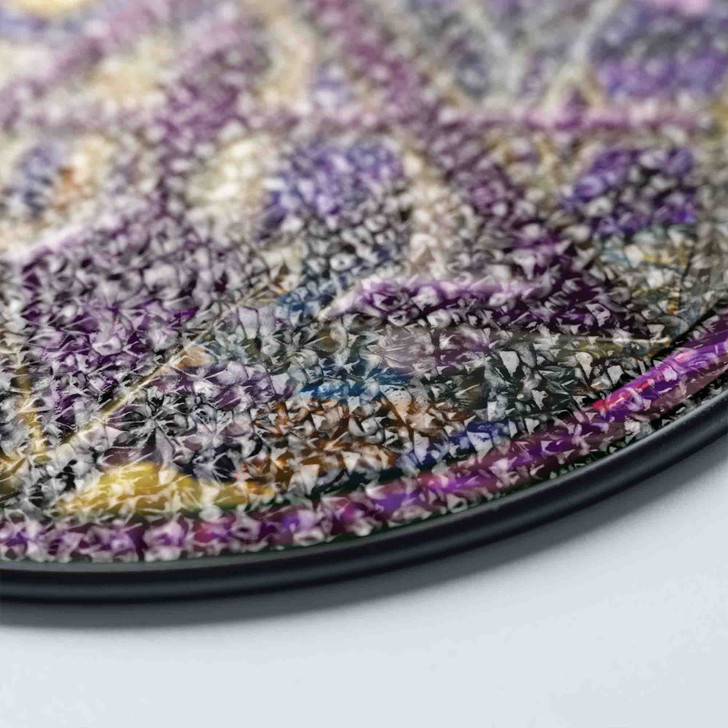 Freemason Night Stone Structure Cryptic Council Symbol Stained Glass Suncatcher