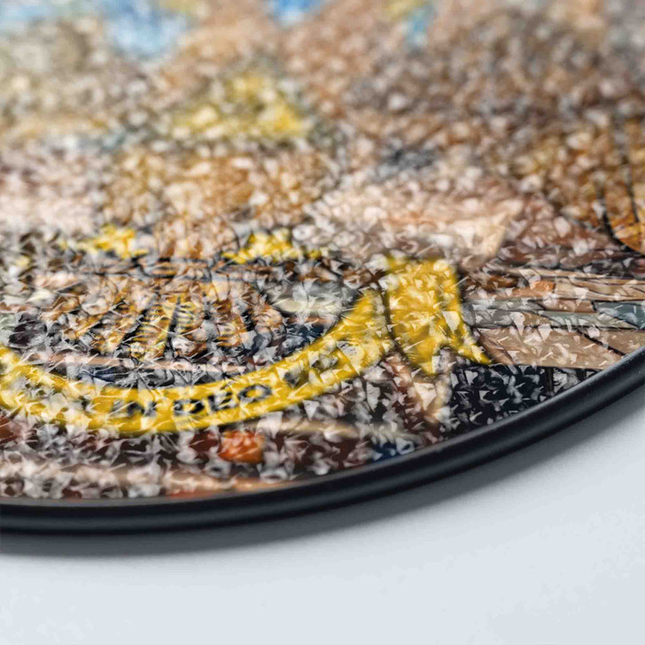 Stone Temple Wings Down Rite Of Scottish 32 Degree Stained Glass Suncatcher