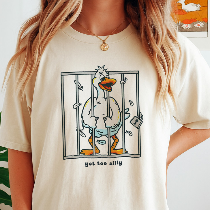 Funny Silly Goose Shirt Cute Gag Gift Adult T Shirt S-5XL