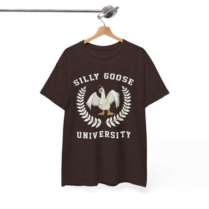 Funny Silly Goose University Shirt College Gag Gift Adult T Shirt S-5XL