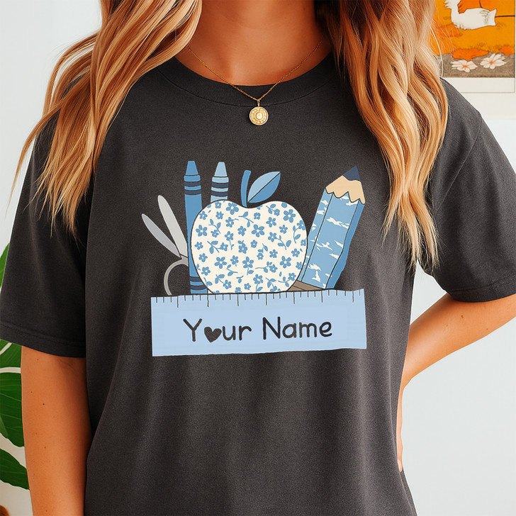 Custom Teacher Back To School Appreciation Shirt Adult T Shirt S-5XL