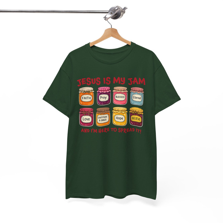 Jesus Is My Jam Funny Christian Shirt Adult T Shirt S-5XL