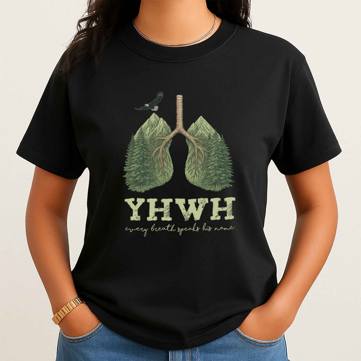 YHWH Breath Christian Faith Shirt Adult T Shirt S-5XL
