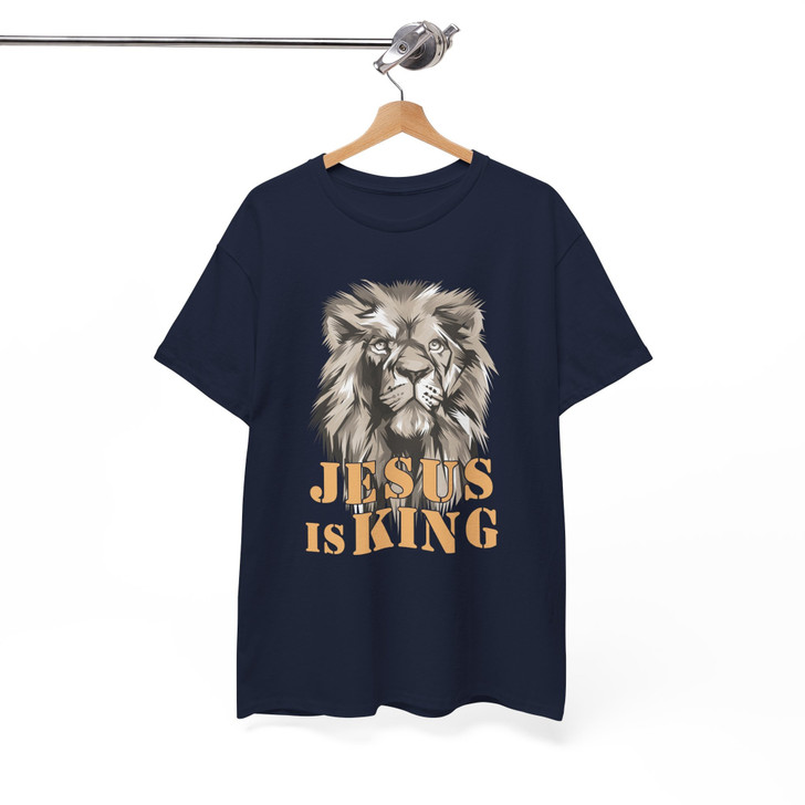 Christian Lion Graphic Faith Streetwear Shirt Adult T Shirt S-5XL