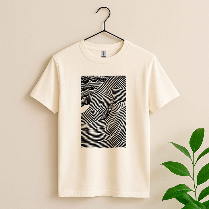 Walk On Water Boho Bible Verse Shirt Adult T Shirt S-5XL