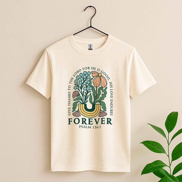 Boho Christian Floral Bible Verse Jesus Shirt Adult T Shirt S-5XL