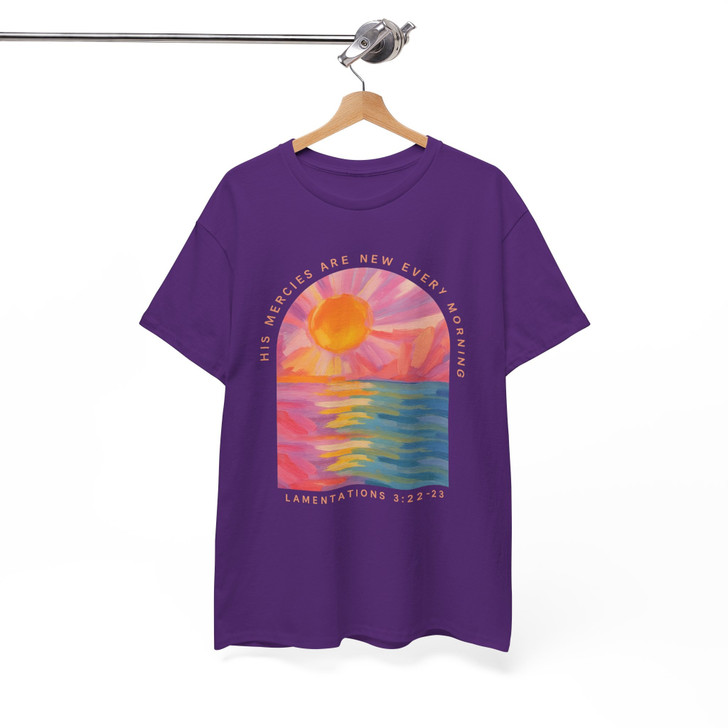 Sunrise Christian Retro Faith Shirt Adult T Shirt S-5XL
