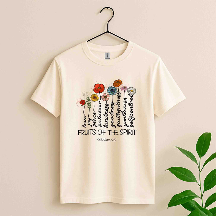 Fruits Of The Spirit Galatians Christian Shirt Adult T Shirt S-5XL