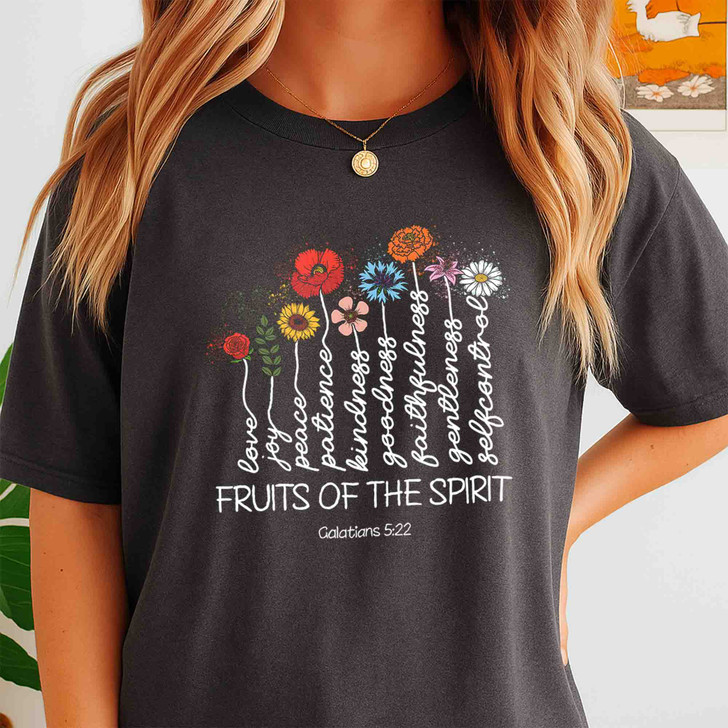 Fruits Of The Spirit Galatians Christian Shirt Adult T Shirt S-5XL