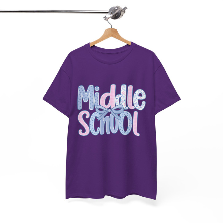Middle School Teacher Back To School Shirt Adult T Shirt S-5XL