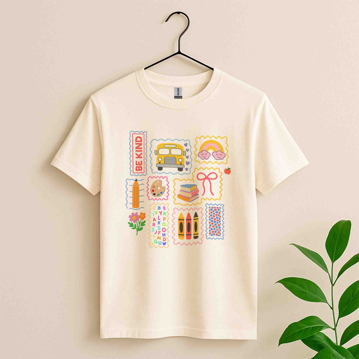 Trendy Teacher Back To School Doodle Shirt Adult T Shirt S-5XL