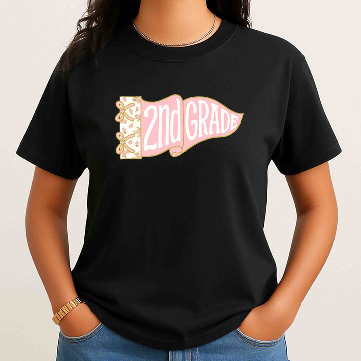 Custom Pennant Flag Teacher Back To School Shirt Adult T Shirt S-5XL