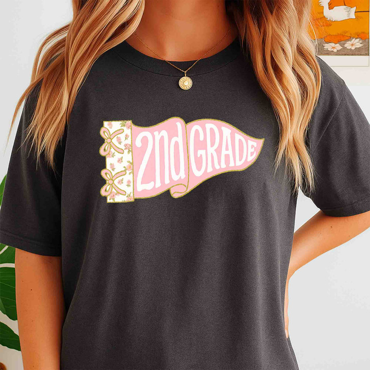 Custom Pennant Flag Teacher Back To School Shirt Adult T Shirt S-5XL