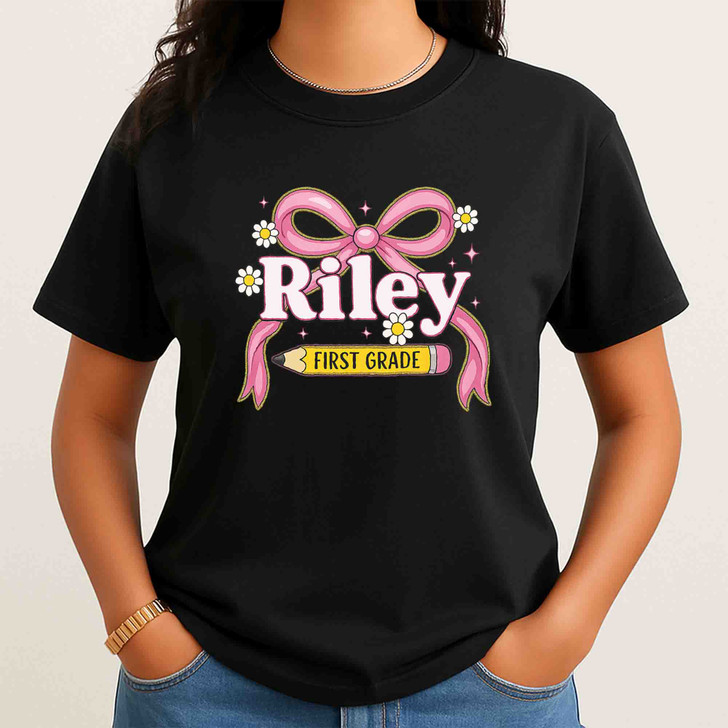 Coquette Back To School Girls Kindergarten Shirt Adult T Shirt S-5XL