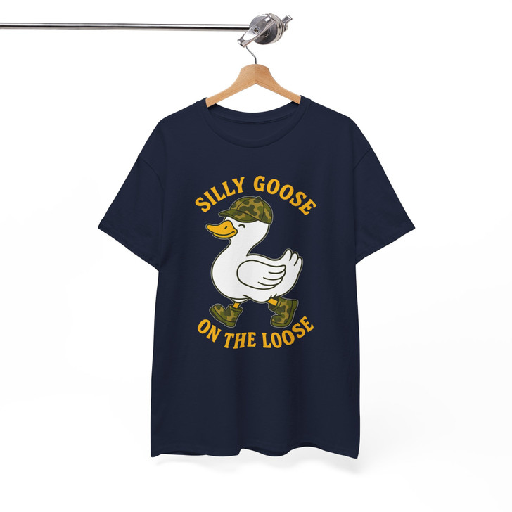 Silly Goose On The Loose Funny Kids Shirt Adult T Shirt S-5XL