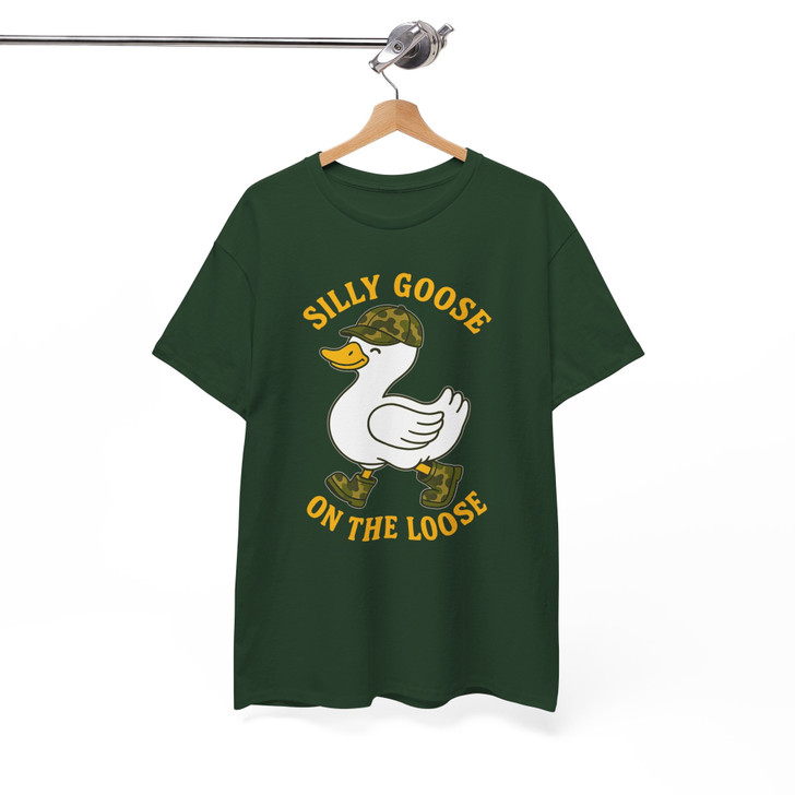 Silly Goose On The Loose Funny Kids Shirt Adult T Shirt S-5XL