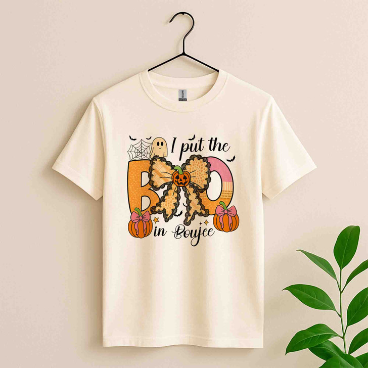 I Put The Boo In Boujee Halloween Shirt Adult T Shirt S-5XL