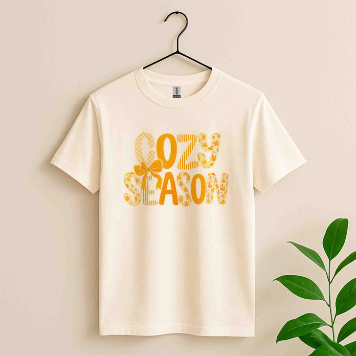 Preppy Cozy Season Fall Vibes Shirt Adult T Shirt S-5XL