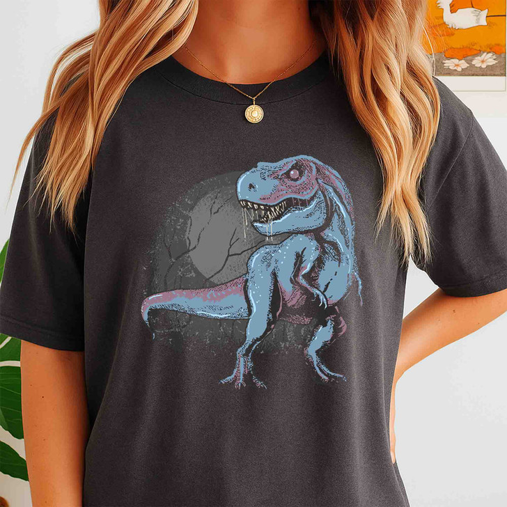 Velociraptor Dinosaur Vintage 90s Shirt Adult T Shirt S-5XL