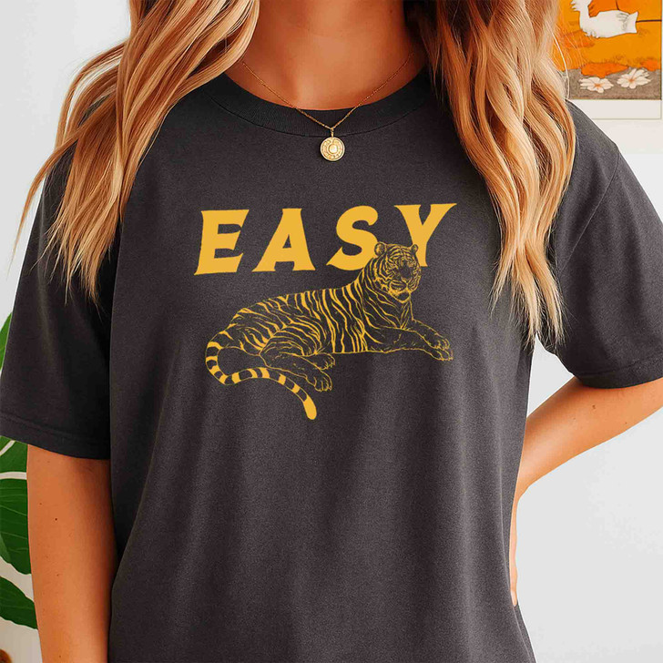 Easy Tiger Vintage Distressed Retro Shirt Adult T Shirt S-5XL