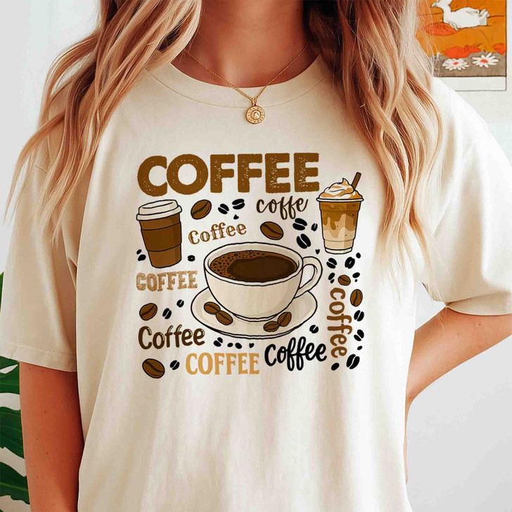 Retro Coffee Lover Funny Barista Shirt Adult T Shirt S-5XL