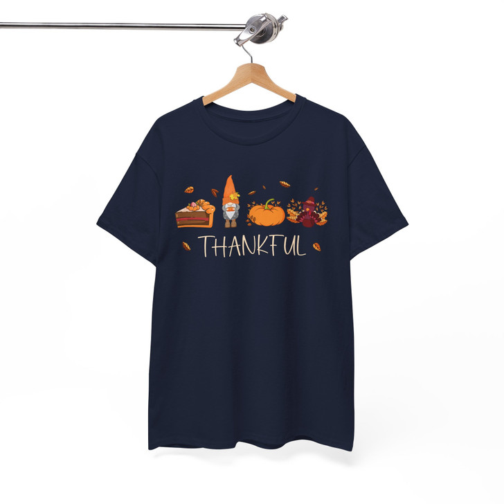 Gnomes Fall Cute Thanksgiving Shirt Adult T Shirt S-5XL