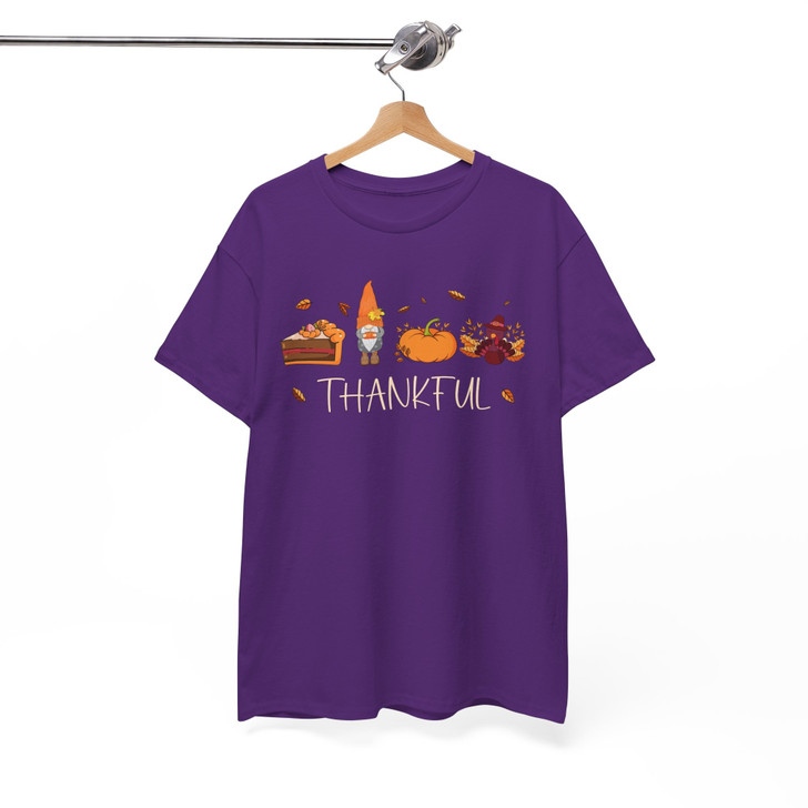 Gnomes Fall Cute Thanksgiving Shirt Adult T Shirt S-5XL