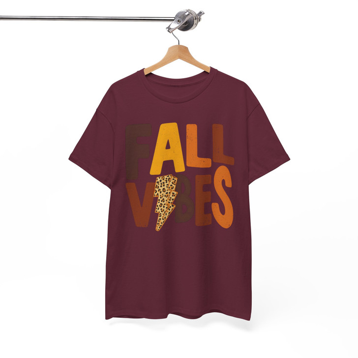 Fall Vibes Pumpkin Thanksgiving Shirt Adult T Shirt S-5XL