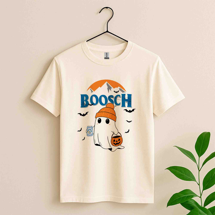 Funny Beer Ghost Halloween Shirt Adult T Shirt S-5XL