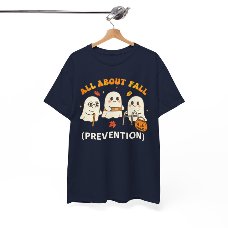 Fall Prevention Ghost OT Halloween Shirt Adult T Shirt S-5XL