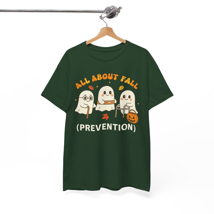 Fall Prevention Ghost OT Halloween Shirt Adult T Shirt S-5XL