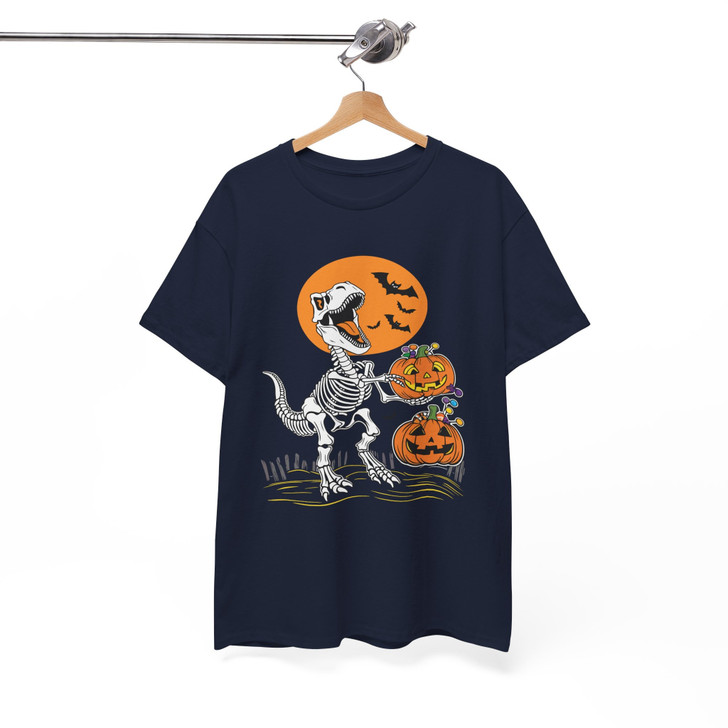 Halloween Cat And Pumpkin Spooky Shirt Adult T Shirt S-5XL