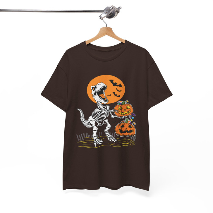 Halloween Cat And Pumpkin Spooky Shirt Adult T Shirt S-5XL