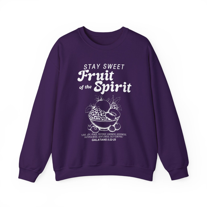 Fruits Of The Spirit Vintage Christian Sweatshirt Adult S-5XL