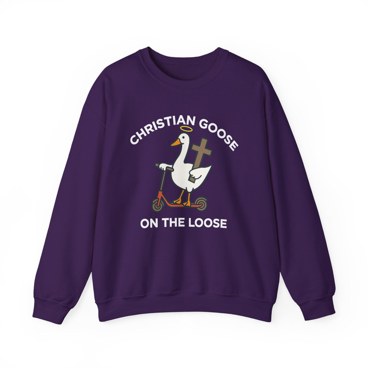 Christian Goose On The Loose Sweatshirt Adult S-5XL