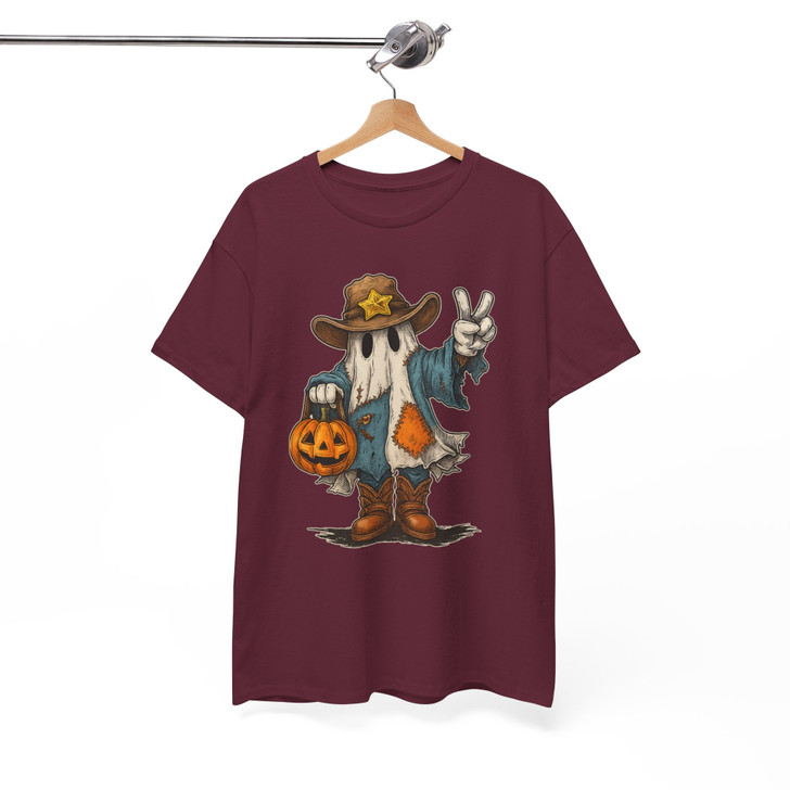 Halloween Witch And Pumpkin Shirt Adult T Shirt S-5XL