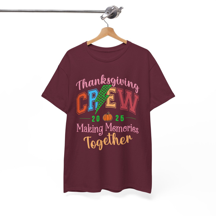 Thanksgiving Crew Making Memories Together Shirt Adult T Shirt S-5XL