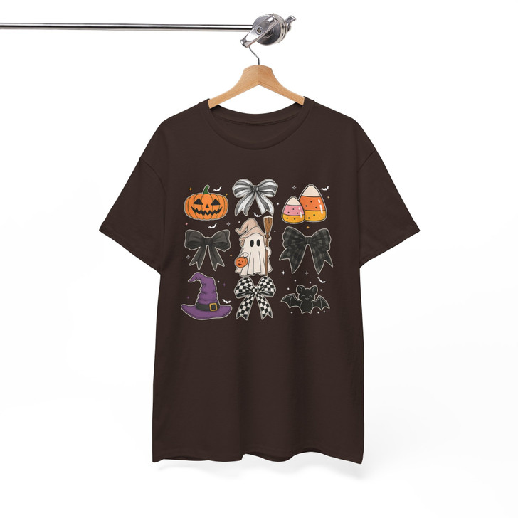 Cute Halloween Pumpkin Ghost Shirt Candy Corn Fall T-Shirt S-5XL