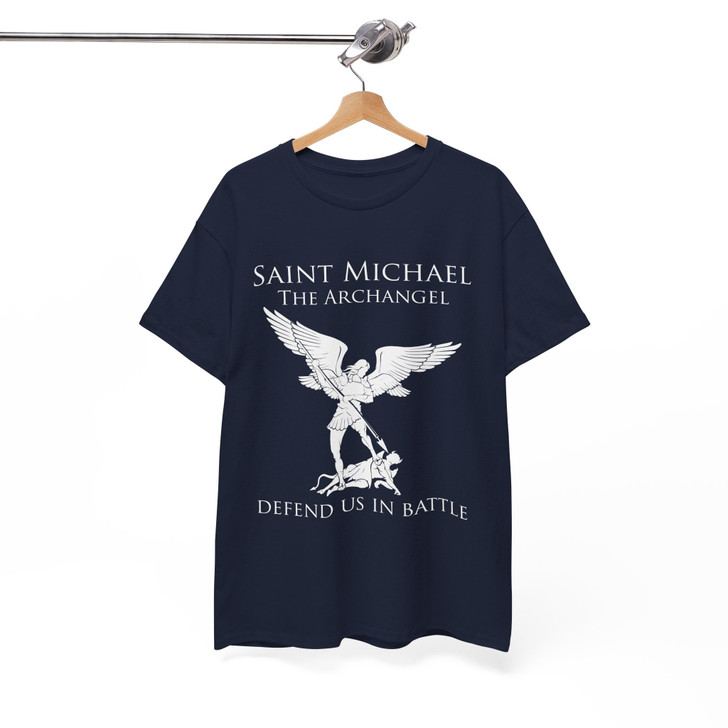 Saint Michael Archangel Shirt Catholic Warrior St Michael Gift T-Shirt S-5XL